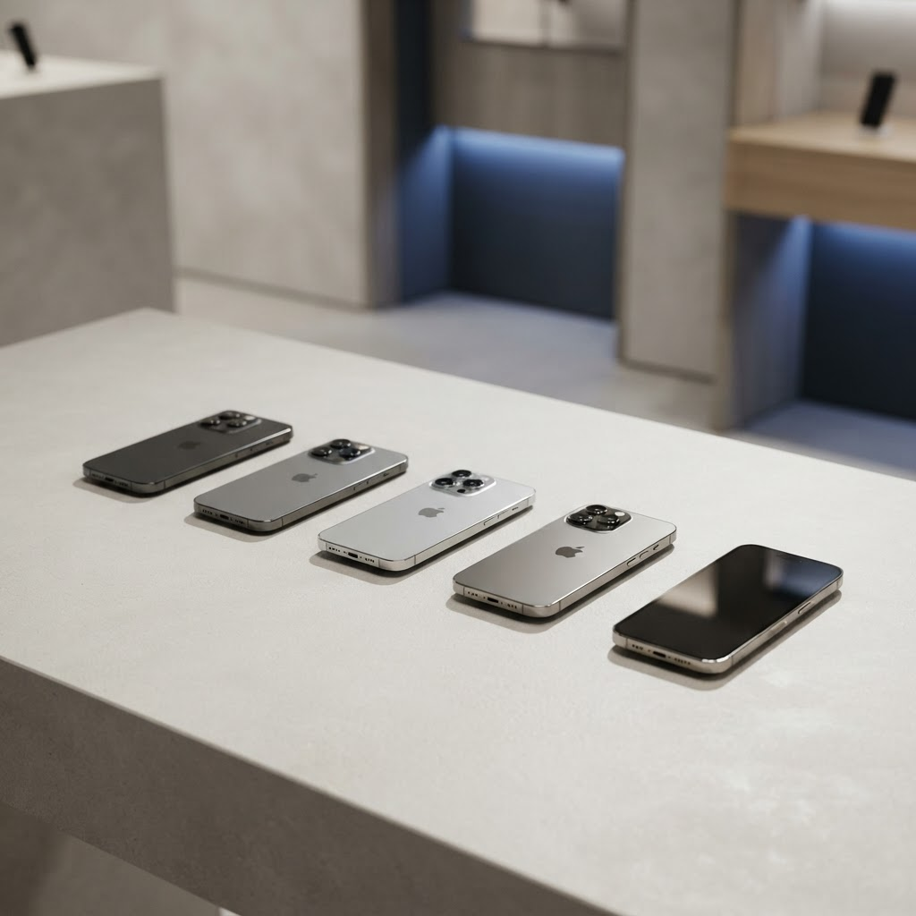 Moderne Smartphones im Handyshop Telemore